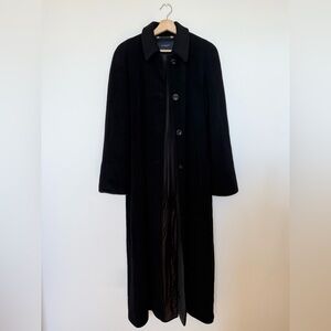 Vintage Burberry Long Coat – 1990s – Size 4